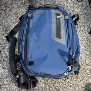 Blue and Gray Backpack